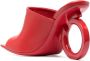 Ferragamo Astro 105mm leather mules Red - Thumbnail 3