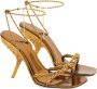 Ferragamo Bejeweled 105mm sandals Gold - Thumbnail 2