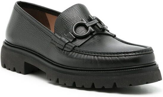 Ferragamo Bleecker Double-Gancini loafers Black