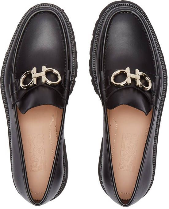 Ferragamo Bleecker Gancini loafers Black