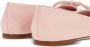 Ferragamo bow-detailing leather ballerina shoes Pink - Thumbnail 3