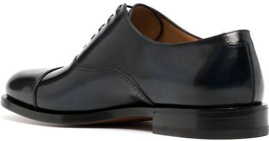 Ferragamo brushed leather Oxford shoes Black
