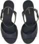 Ferragamo Cage 85mm leather sandals Black - Thumbnail 4