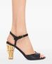 Ferragamo Cage 85mm leather sandals Black - Thumbnail 5