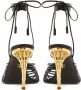 Ferragamo cage-heel strap-detail sandals Brown - Thumbnail 3