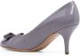 Ferragamo Carla 70 patent pumps Purple - Thumbnail 3