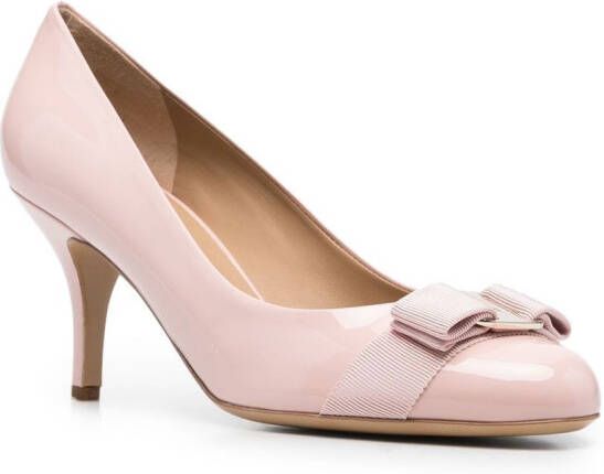 Ferragamo Carla 70mm Viva-bow pumps Pink