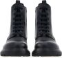 Ferragamo Combat leather boots Black - Thumbnail 4