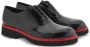 Ferragamo contrasting-border leather Oxford shoes Black - Thumbnail 2