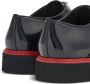 Ferragamo contrasting-border leather Oxford shoes Black - Thumbnail 3