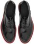 Ferragamo contrasting-border leather Oxford shoes Black - Thumbnail 4