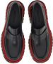 Ferragamo contrasting-sole leather loafers Black - Thumbnail 4