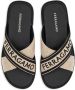 Ferragamo crossover-strap cotton sandals Neutrals - Thumbnail 4