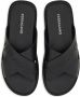 Ferragamo crossover-strap leather sandals Black - Thumbnail 4