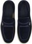 Ferragamo Deconstructed Gancini-detailed suede loafers Blue - Thumbnail 4