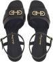 Ferragamo Double Gancini 55mm sandals Black - Thumbnail 4