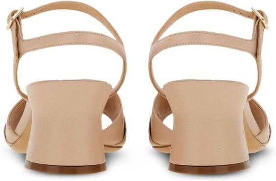 Ferragamo Double Gancini 55mm sandals Neutrals