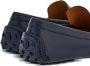 Ferragamo Driver Gancini-buckle leather loafers Blue - Thumbnail 3
