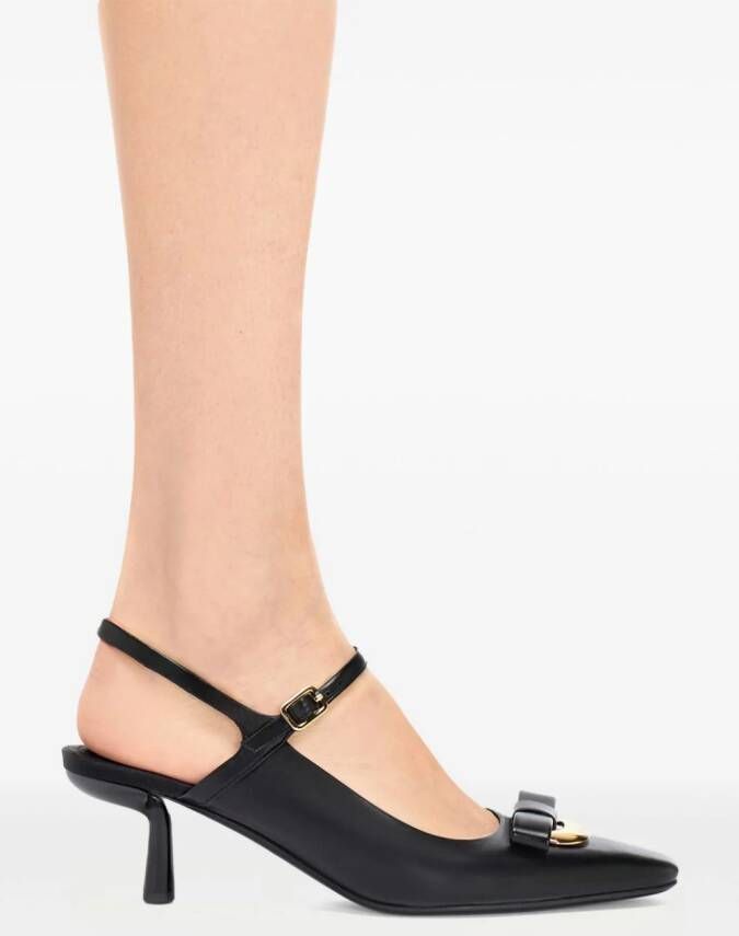 Ferragamo Drop Bow 55mm pumps Black