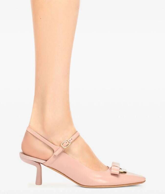 Ferragamo Drop Bow 55mm pumps Pink