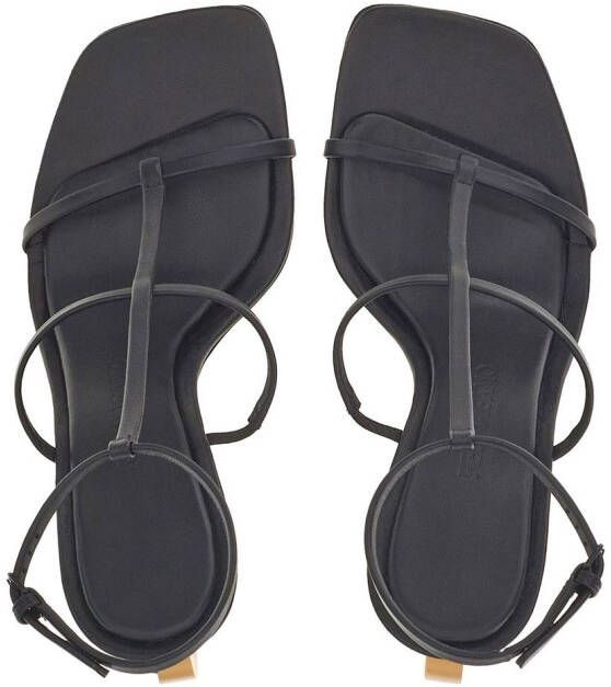 Ferragamo Elina 105mm nappa leather sandals Black
