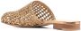 Ferragamo Ellas knotted leather mules Gold - Thumbnail 3