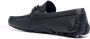 Ferragamo embossed-logo leather loafers Blue - Thumbnail 3