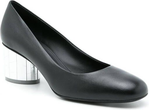 Ferragamo Farrah slip-on leather pumps Black