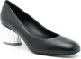 Ferragamo Farrah slip-on leather pumps Black - Thumbnail 2
