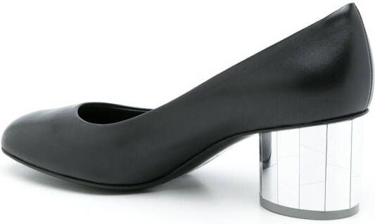 Ferragamo Farrah slip-on leather pumps Black