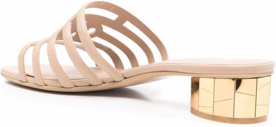 Ferragamo Finn 30mm sandals Neutrals