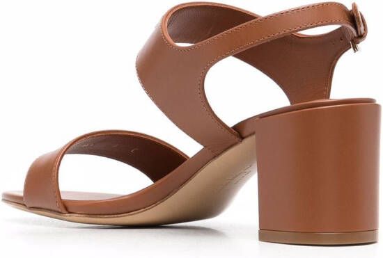 Ferragamo Gancini 55mm sandals Brown