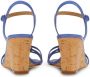 Ferragamo Gancini 70mm wedge sandals Blue - Thumbnail 3