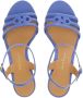 Ferragamo Gancini 70mm wedge sandals Blue - Thumbnail 4