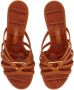 Ferragamo Gancini 70mm wedge sandals Brown - Thumbnail 4