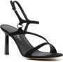 Ferragamo Gancini 85mm suede sandals Black - Thumbnail 2