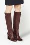 Ferragamo Gancini-bit leather boots Brown - Thumbnail 5