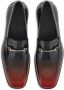 Ferragamo Gancini-buckle gradient leather loafers Red - Thumbnail 4