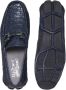 Ferragamo Gancini-buckle leather driving shoes Blue - Thumbnail 5
