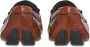 Ferragamo Gancini-buckle leather driving shoes Brown - Thumbnail 3