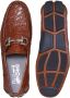 Ferragamo Gancini-buckle leather driving shoes Brown - Thumbnail 5