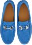 Ferragamo Gancini-buckle leather loafers Blue - Thumbnail 4