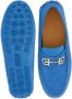 Ferragamo Gancini-buckle leather loafers Blue - Thumbnail 5