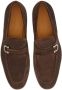 Ferragamo Gancini-buckle leather loafers Brown - Thumbnail 4