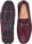 Ferragamo Gancini-buckle leather loafers Red - Thumbnail 5