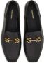 Ferragamo Gancini-charm leather loafers Black - Thumbnail 4