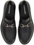 Ferragamo Gancini-charm leather mocassin loafers Black - Thumbnail 4