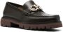 Ferragamo Gancini chunky leather loafers Brown - Thumbnail 2
