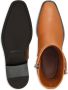 Ferragamo Gancini-detail leather ankle boots Brown - Thumbnail 5