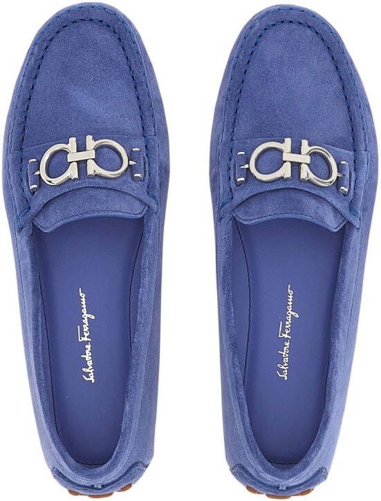 Ferragamo Gancini Driver loafers Blue